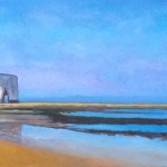 Kingsgate Bay, oil on canvas 139cmx74.5cm