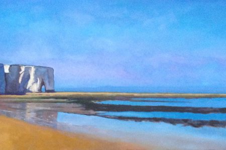 Kingsgate Bay, oil on canvas 139cmx74.5cm