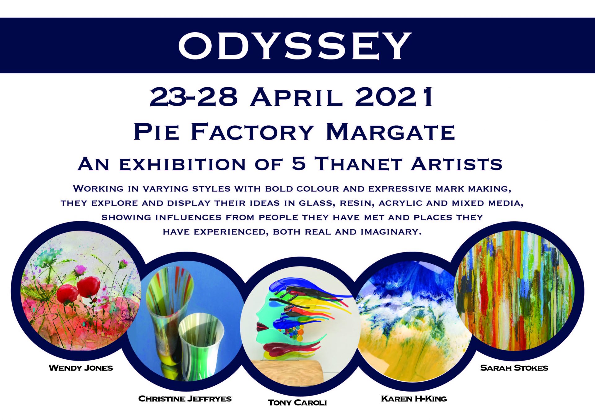 Odyssey Exhibition at Pie Factory Margate