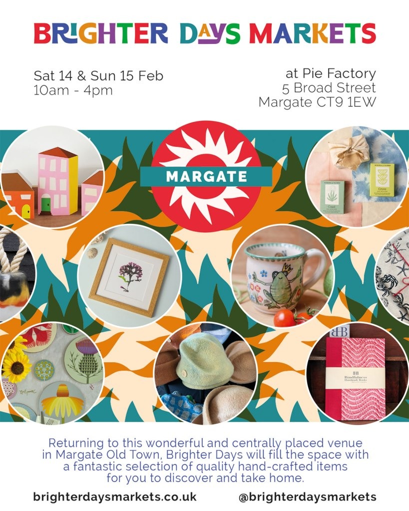 Brighter Days Market, Valentines, Pie Factory Gallery