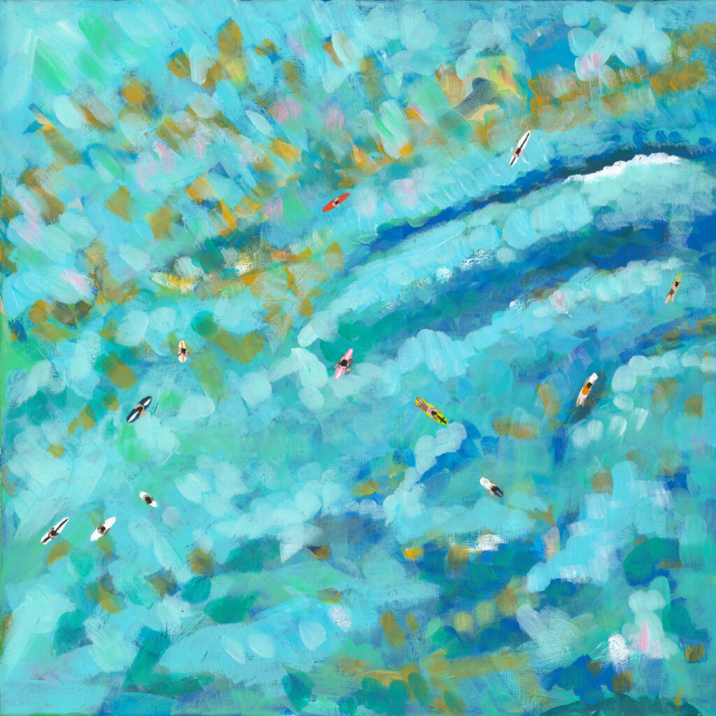 Ocean View, Sam d'Amato, 2025, Acrylic on canvas @ Pie Factory