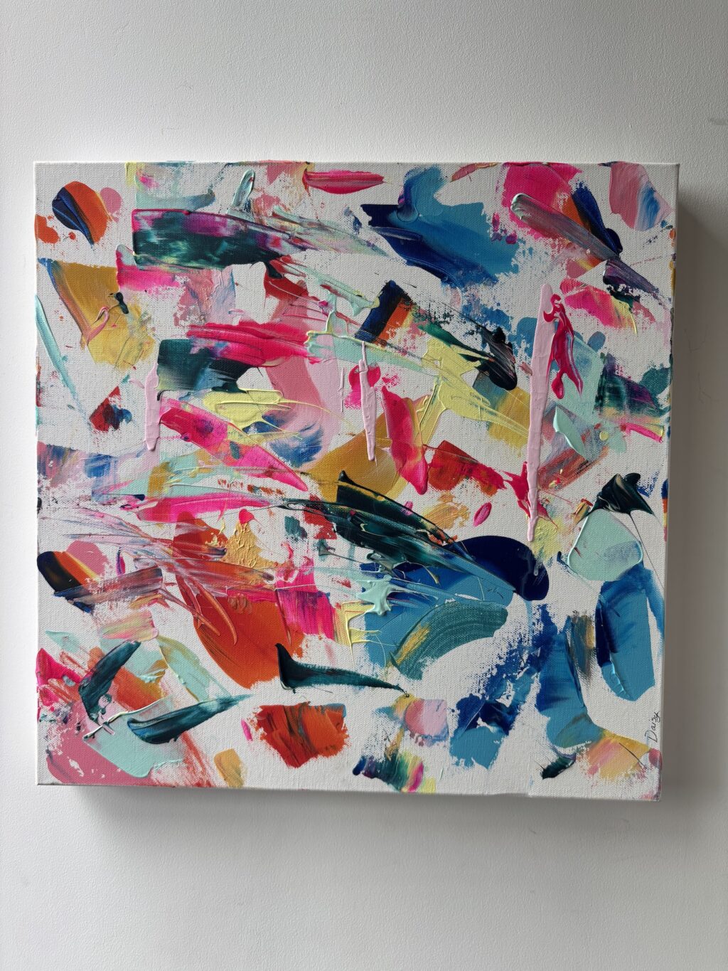 The Splat of Luck, Daisy d'Amato, 2025, Acrylic on canvas @ Pie Factory Margate